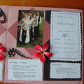 wedding, page 2 of 2 page layout