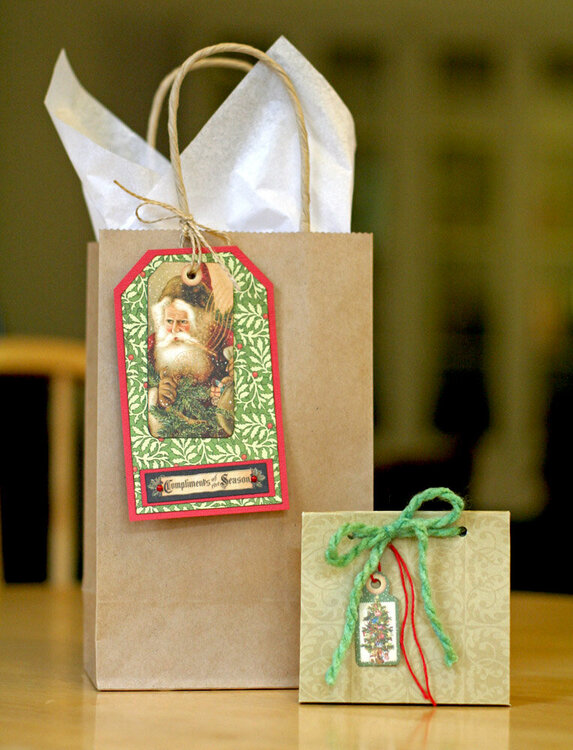 Gift Tag and Gift Card Bag