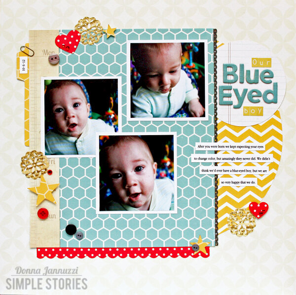 Our Blue-Eyed Boy {Simple Stories}