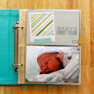 Sam's First Year {Simple Stories}