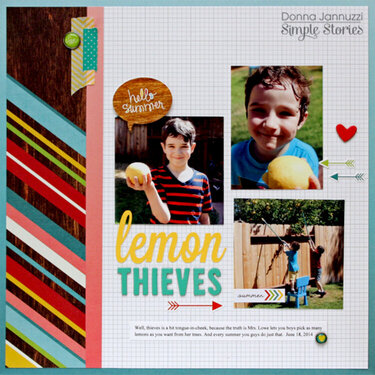 lemon thieves {Simple Stories}