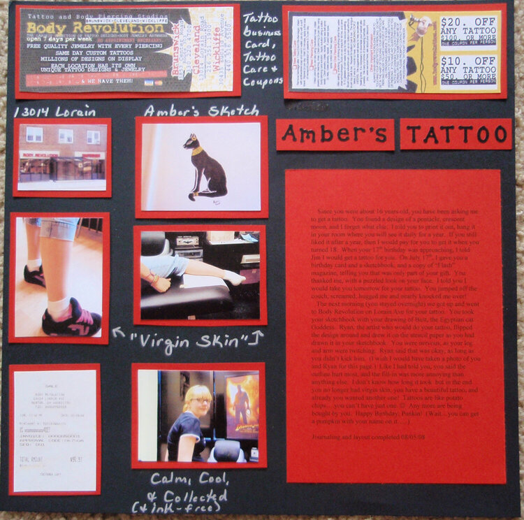 Amber&#039;s Tattoo page 1