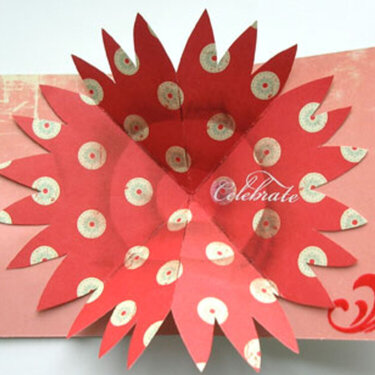 Bloomin&#039; Flower Pop-up Card Inside