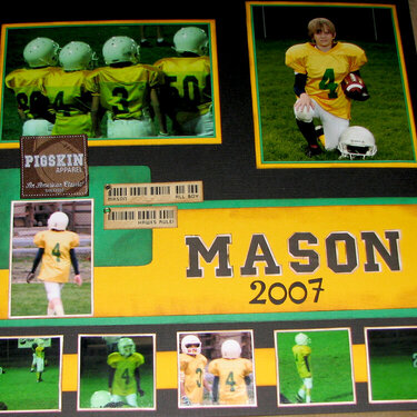 Mason&#039;s Football pics 2007