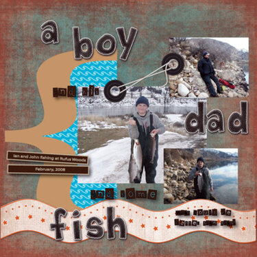 a boy, and his dad, and some fish (what could be better than that)?