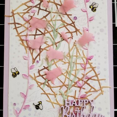 Floral birthday first project