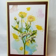 Watercolor thinking of you 