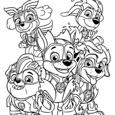 Paw Patrol Coloring Pages