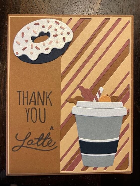 Thank You a Latte Card