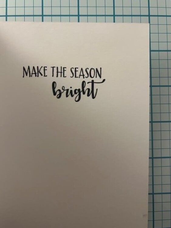 Bird Tree Topper Card