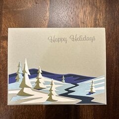 Snowscape Christmas Card