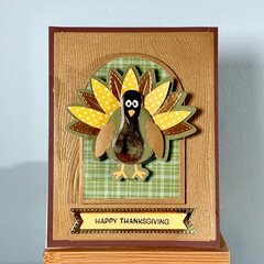 Thanksgiving Turkey Wobble Card