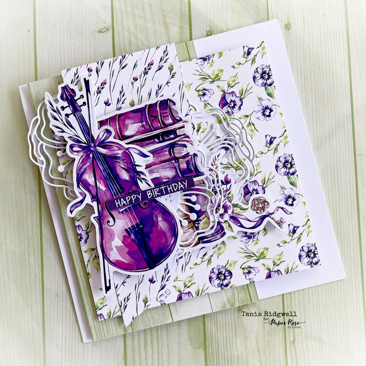 Violet Dream Cards &amp; Layout