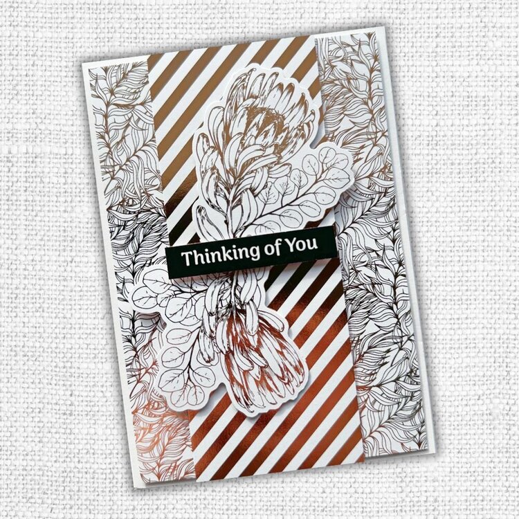 Blooming Protea Cards &amp; Layout