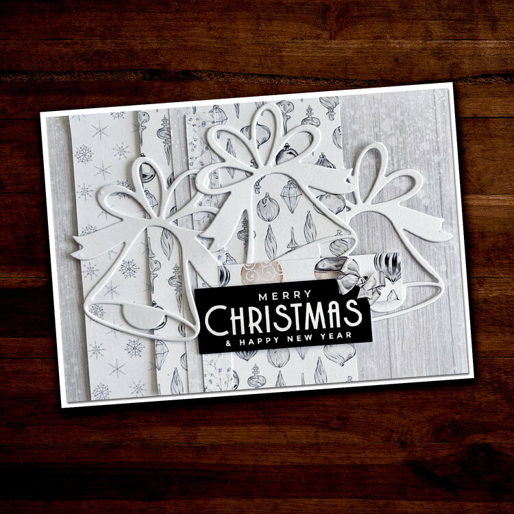 Silver Bells 1 Card Kit Cards