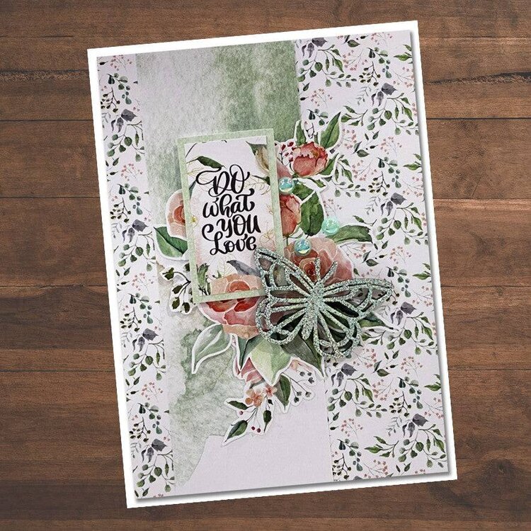 Country Rose Layout &amp; Cards