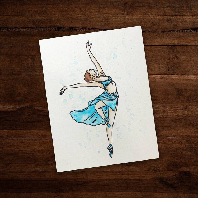 Beautiful Dancer Cards &amp; Layout