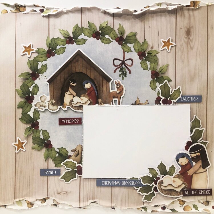 First Christmas Cards &amp; Layout 