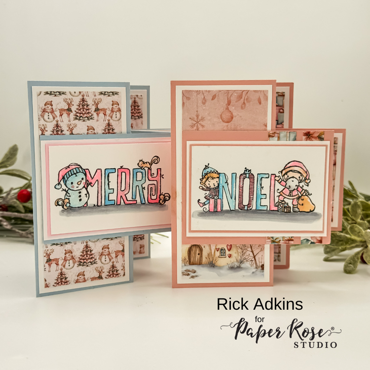 Fairytale Christmas Fancy Fold Card - Rick Adkins