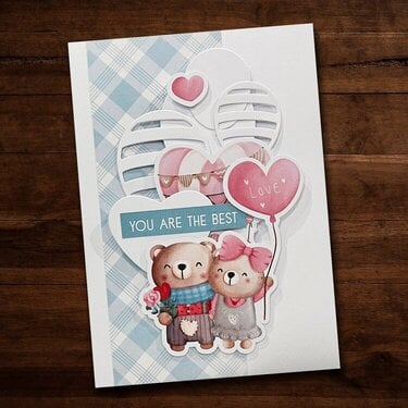 Sending Hugs Cards & Layout