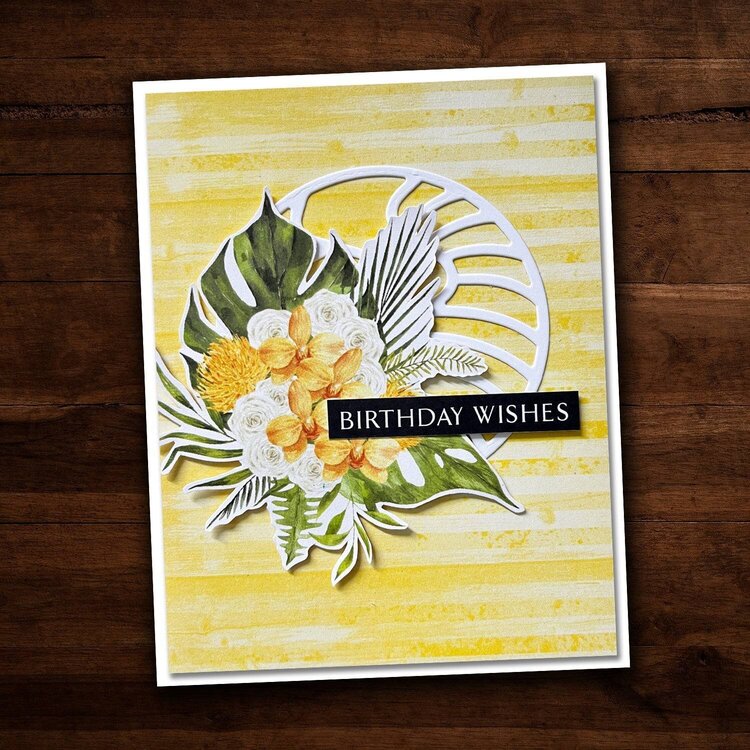 Tropical Summer Cards &amp; Layout