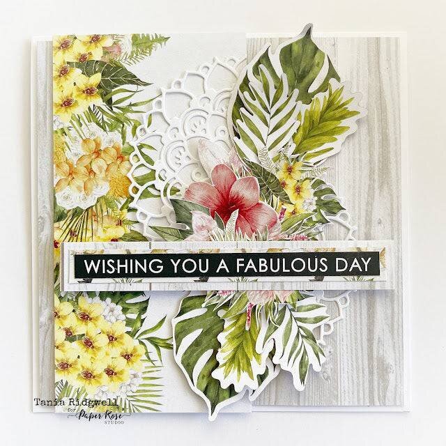 Tropical Summer Cards &amp; Layout