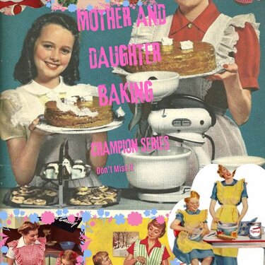 Mother and daughter baking championship