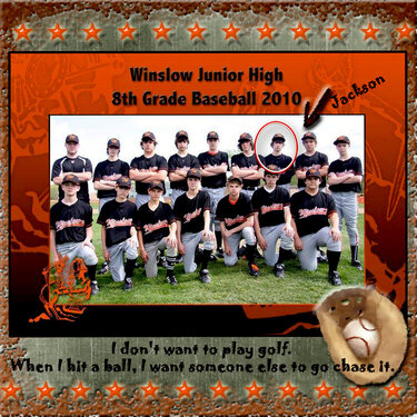 Junior High Baseball 2010