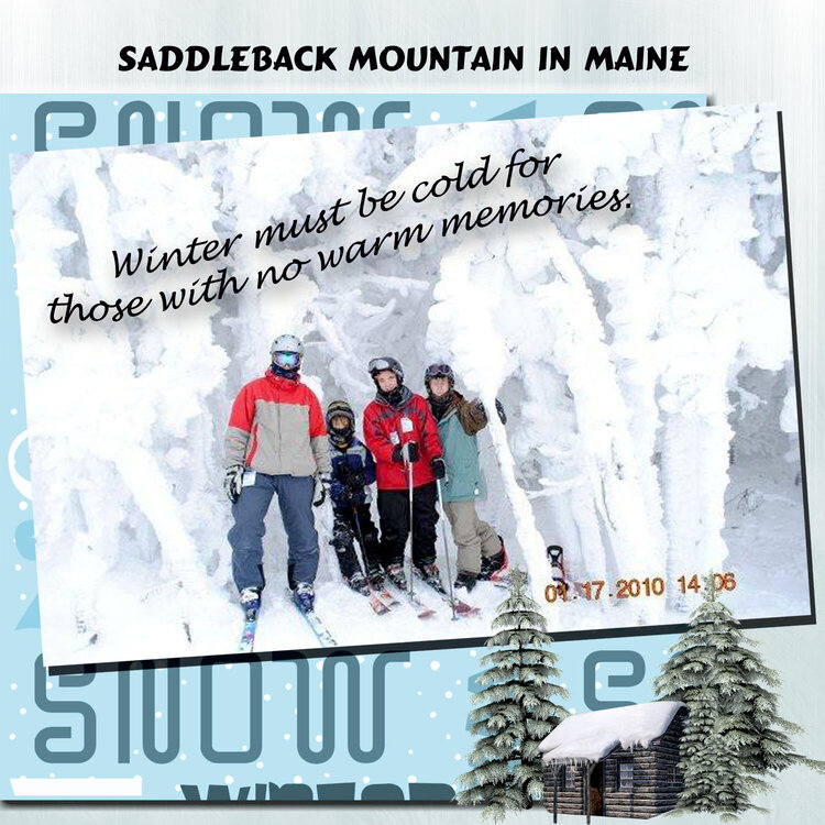 Saddleback Mountain in Maine
