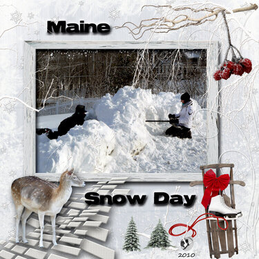 Maine Snow Day