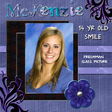McKenzie - 14 yr old smile