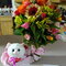Flowers and kitty from the wonderful Rockin' Scrappin Grans