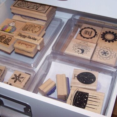 S.U. Stamp drawer 1 of 3 (so far, LOL)