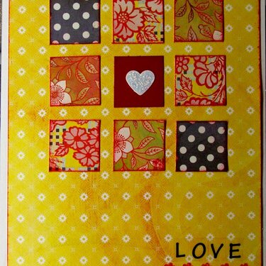 Love Quilt Card