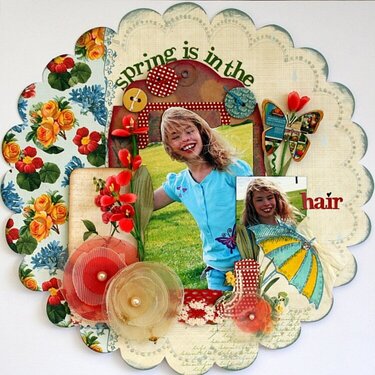 Spring is in the hair~ My Creative Scrapbook~