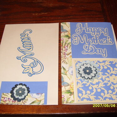 Happy Mothers Day Card W/ Envolpe