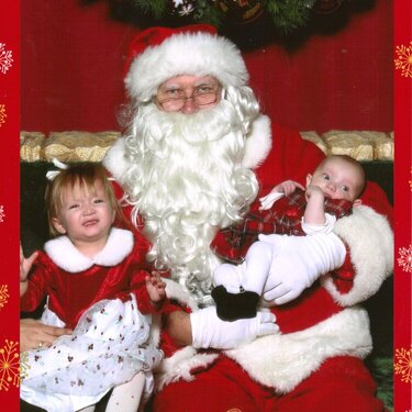 Picture with Santa 2008