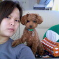 fresh pics of Me and Lucky taken from my cellphone