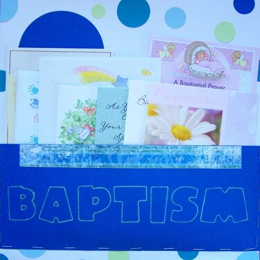 Aria&#039;s Baptism Cards