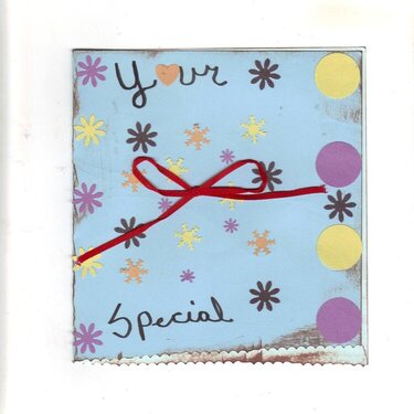 your special rustic card