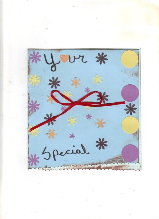 your special rustic card
