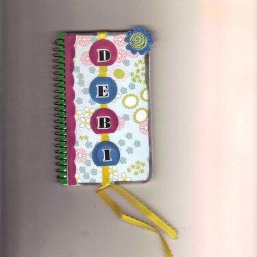 altered mini note book