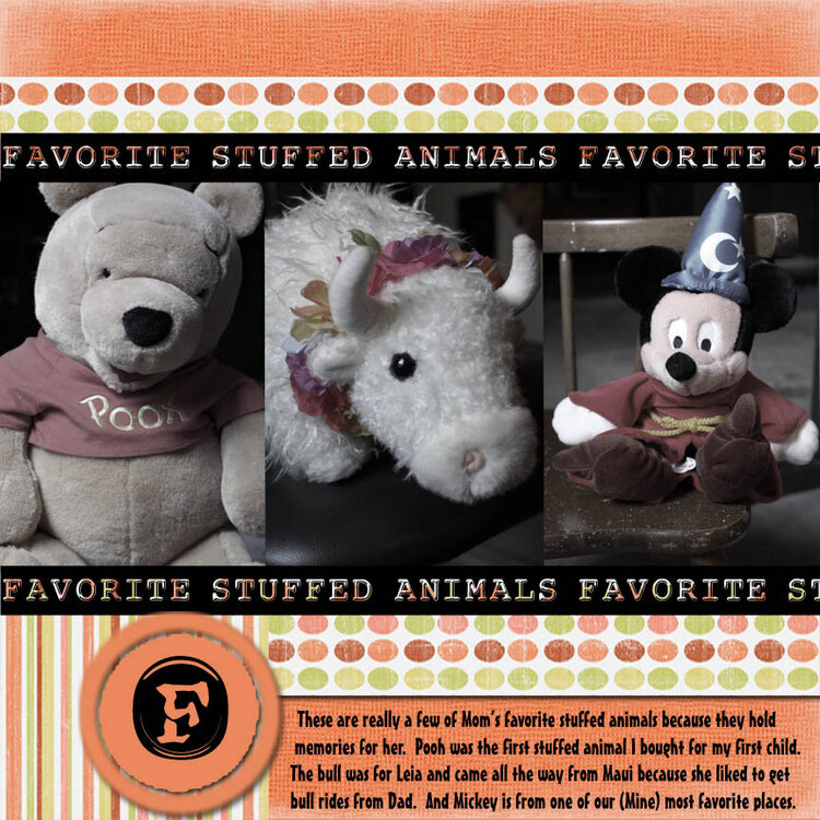 Favorite Stuffed Animals