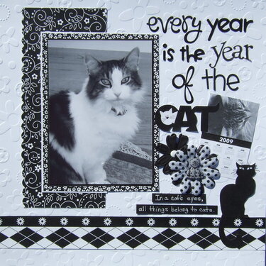 Mr. Kitty, for the **January Pick a Quote Challenge**