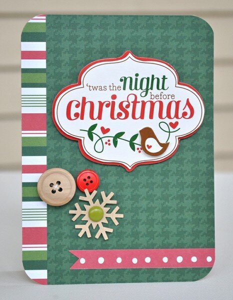 {night before christmas} card