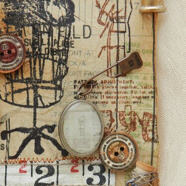 May Tags of 2012 w Tim Holtz - Detail view