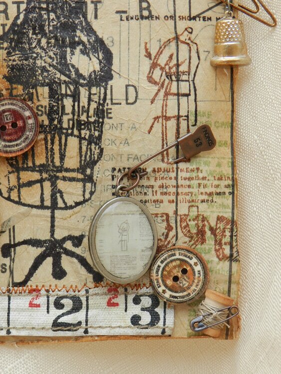 May Tags of 2012 w Tim Holtz - Detail view