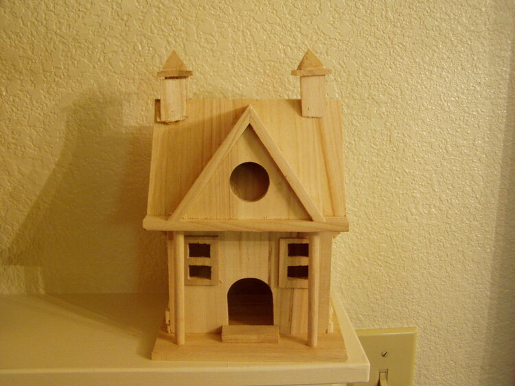 The BEFORE of the Victorian Bird House