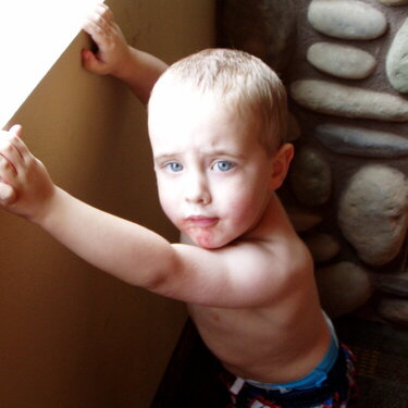 My Grandson, Bryce 2 yrs 3 months at Great Wolf Lodge Hotel