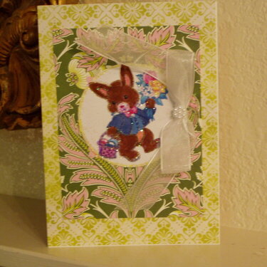 For Joseph, who wanted a Bunny Card